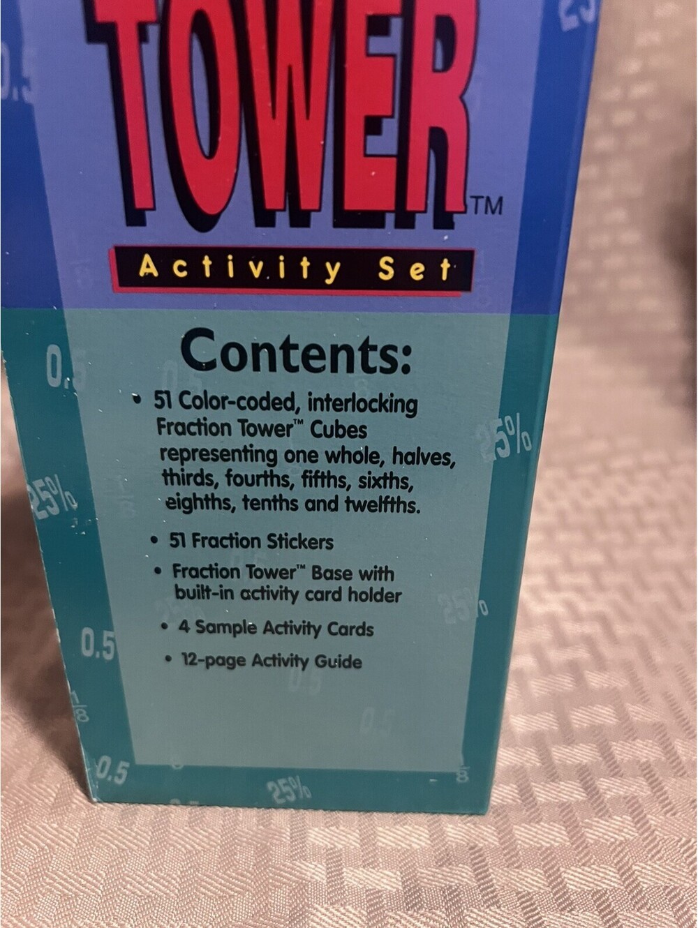 Learning Resources Fraction Tower Activity Set STEM 2085 NOS Math Manipulative - Picture 9 of 9